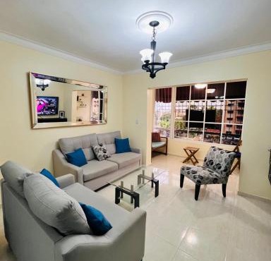 3BR Condo King Suite AC Wi-Fi, Sto Dgo Este
